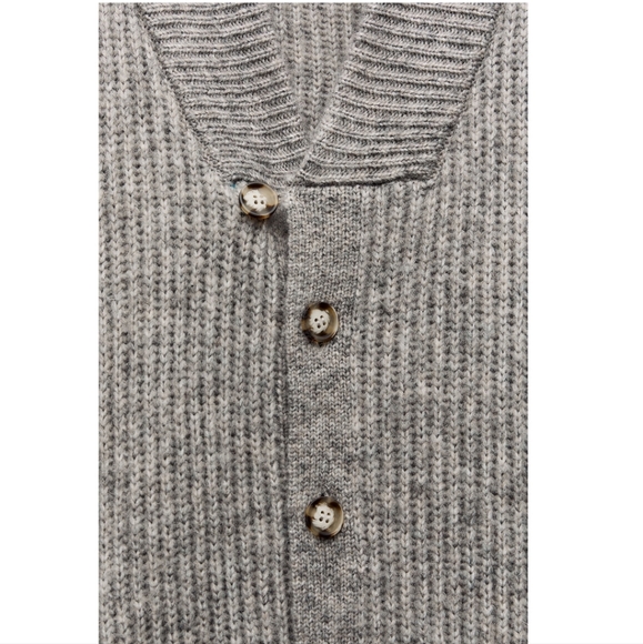 ❌️SOLD❌️KNIT BOMBER JACKET SIZE M - Picture 8 of 9